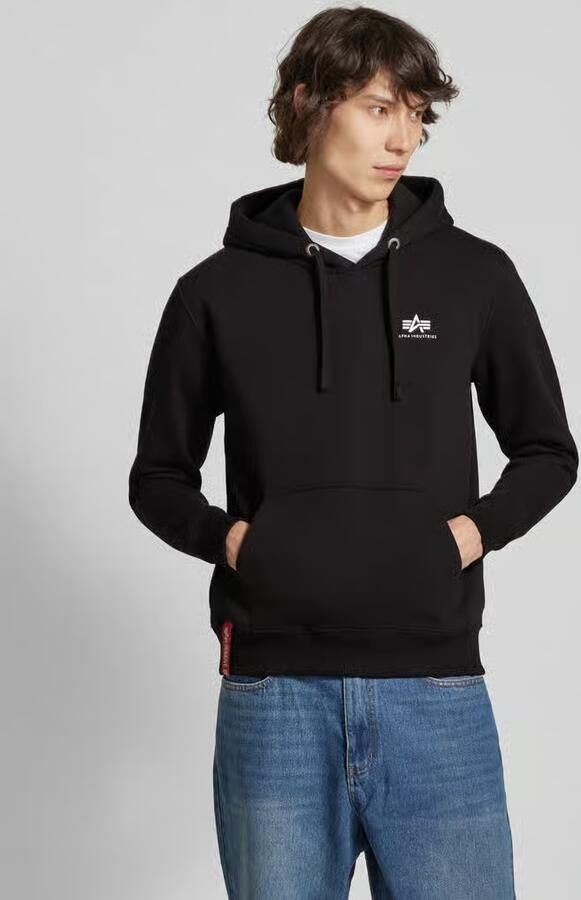 Alpha industries Hoodie met logoprint model 'Basic Hoody Small Logo' - Foto 2