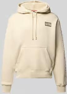 Alpha industries Hoodie met labelstitching model 'Camo Sleeve'