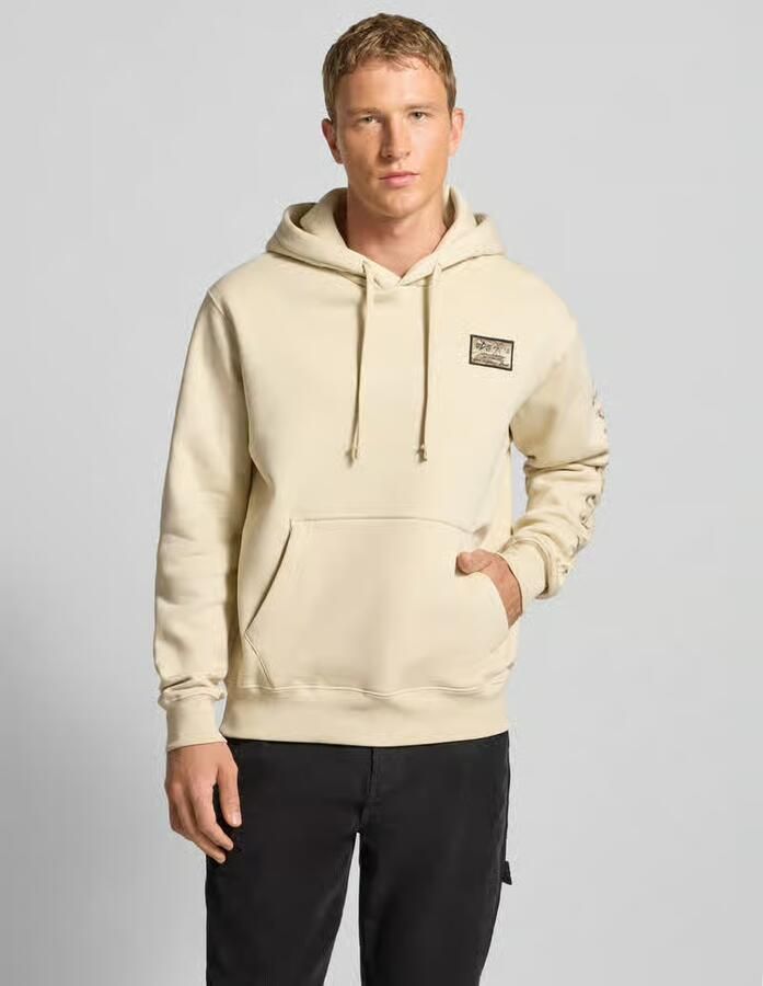 Alpha industries Hoodie met labelstitching model 'Camo Sleeve' - Foto 2