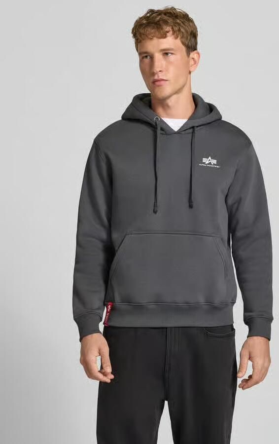Alpha industries Hoodie met labelprint model 'BASIC' - Foto 4