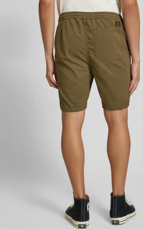 Alpha industries Korte broek met elastische band en tunnelkoord
