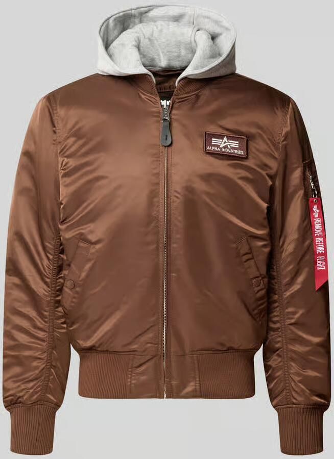Alpha industries Regular fit bomberjack met capuchon