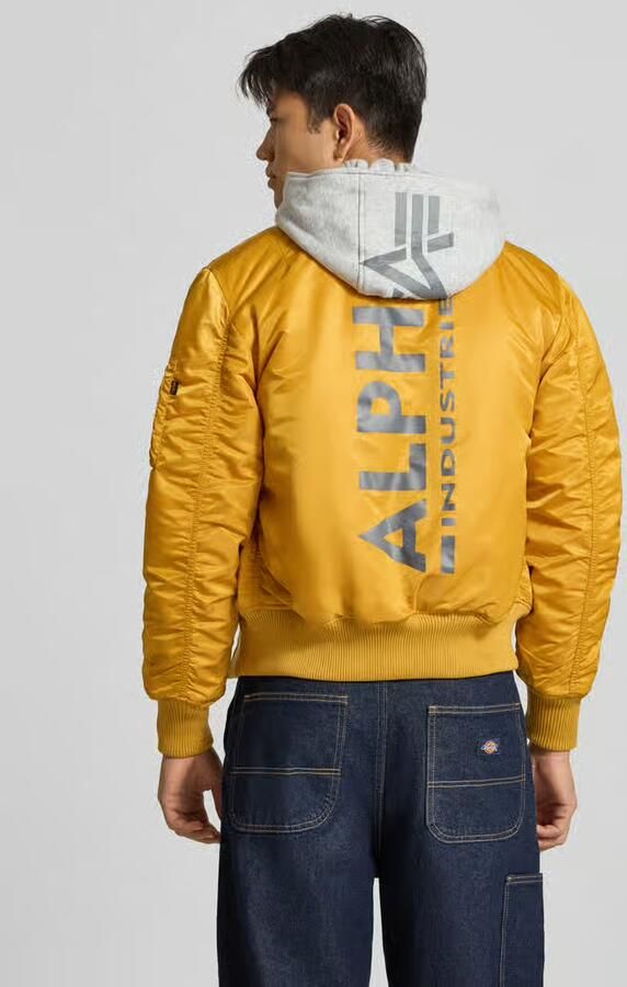Alpha industries Regular fit bomberjack met capuchon - Foto 2