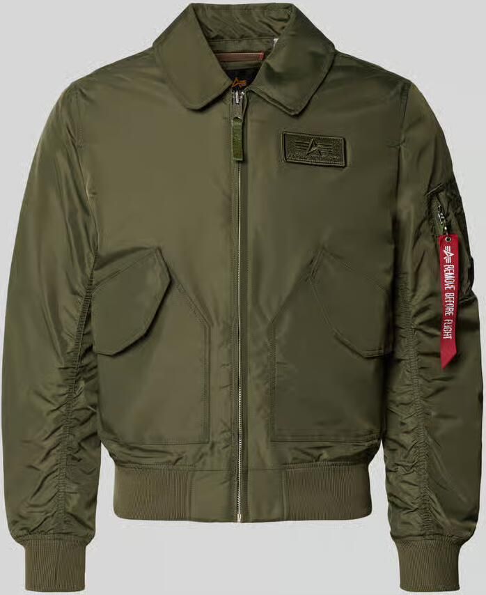 Alpha industries Regular fit bomberjack met Logopatch - Foto 2