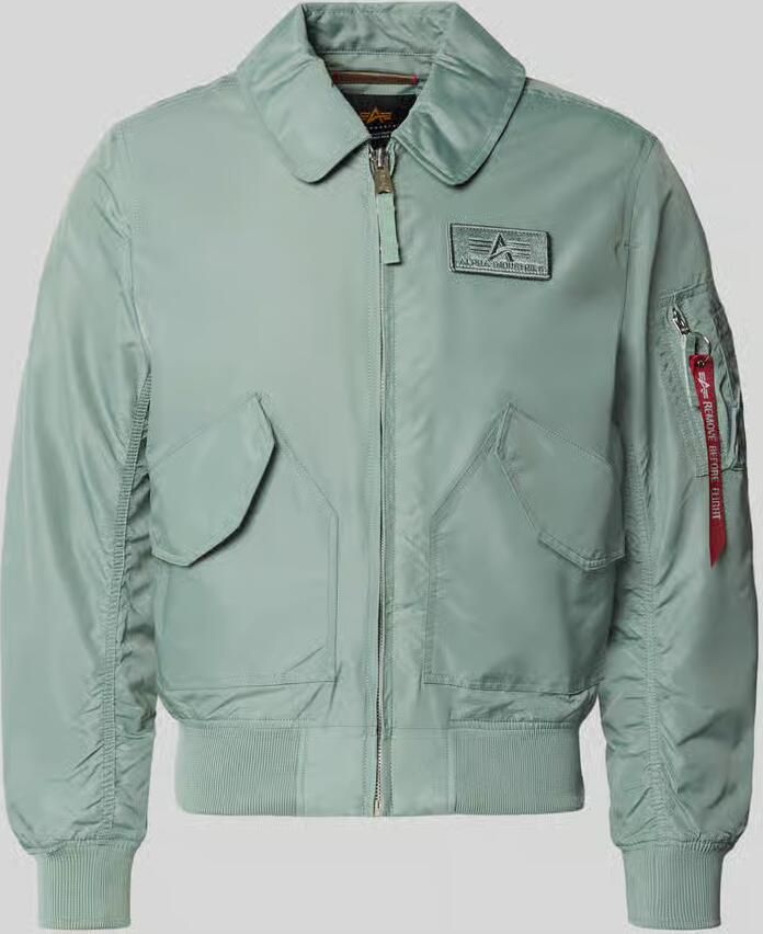 Alpha industries Regular fit bomberjack met Logopatch - Foto 2