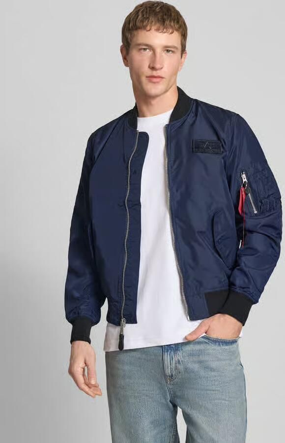 Alpha industries Regular fit bomberjack met Logopatch - Foto 9