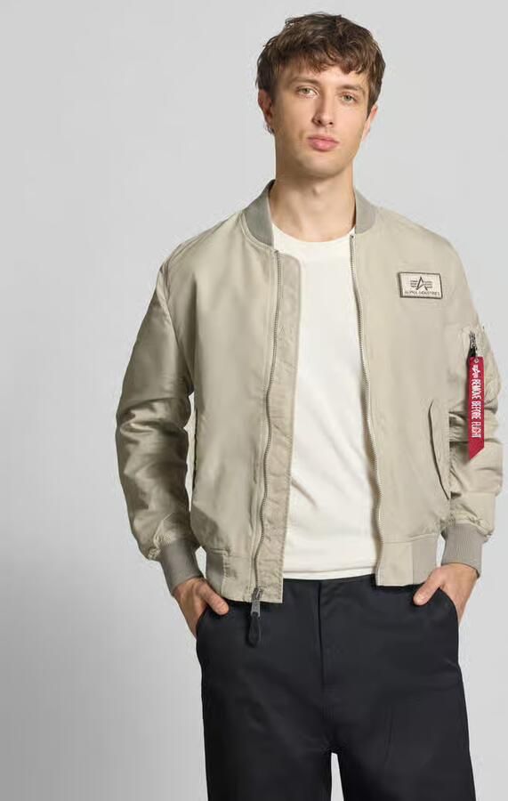 Alpha industries Regular fit bomberjack met Logopatch - Foto 2