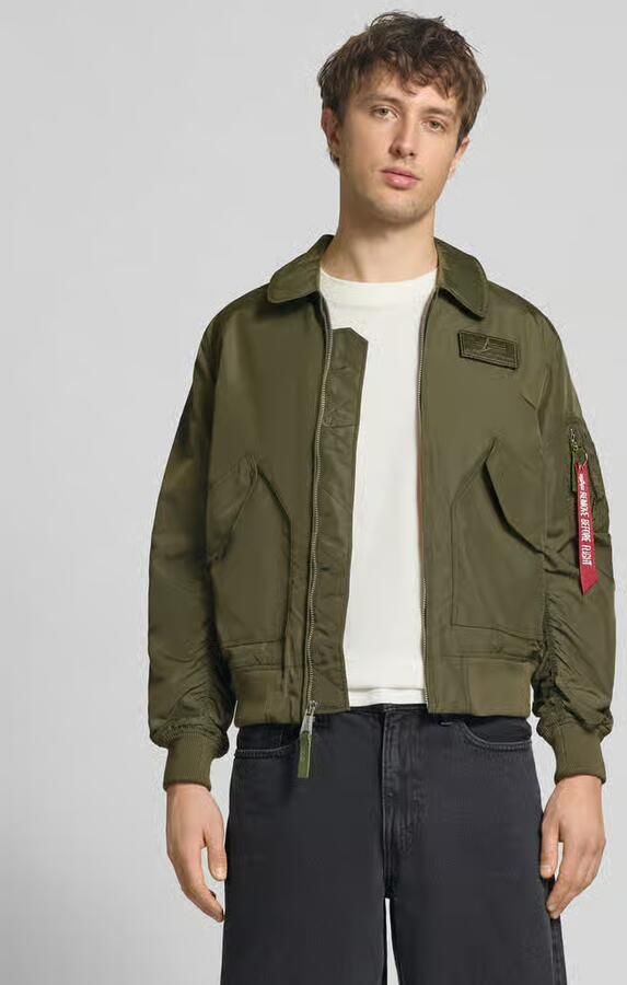 Alpha industries Regular fit bomberjack met Logopatch - Foto 2