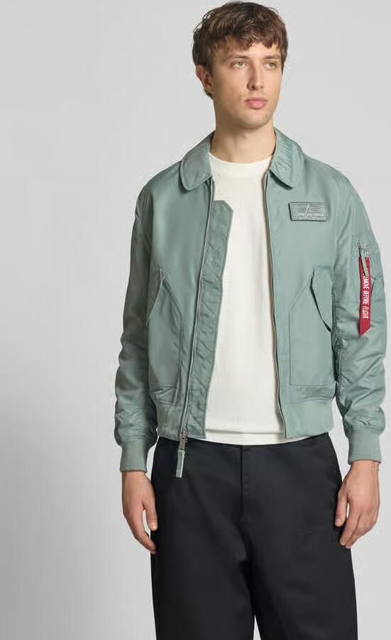 Alpha industries Regular fit bomberjack met Logopatch - Foto 2