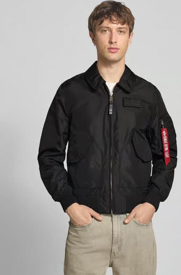 Alpha industries Regular fit bomberjack met Logopatch - Foto 2
