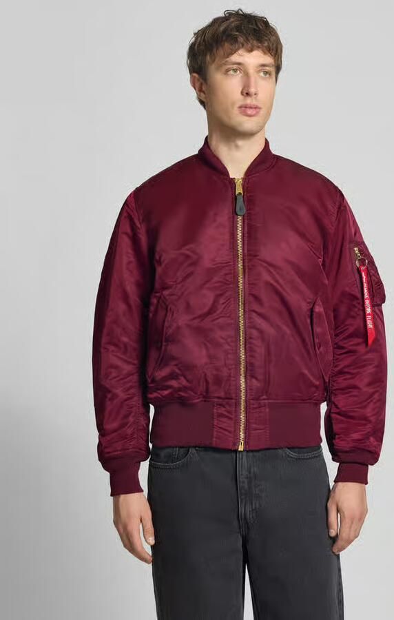 Alpha industries Regular fit bomberjack met opstaande kraag model 'Heritage' - Foto 3