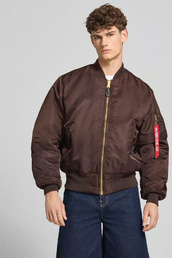 Alpha industries Regular fit bomberjack met opstaande kraag model 'Heritage' - Foto 4