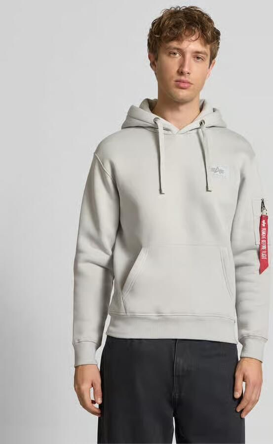 Alpha industries Hoodie met labeldetails model 'BACK PRINT HOODY' - Foto 4