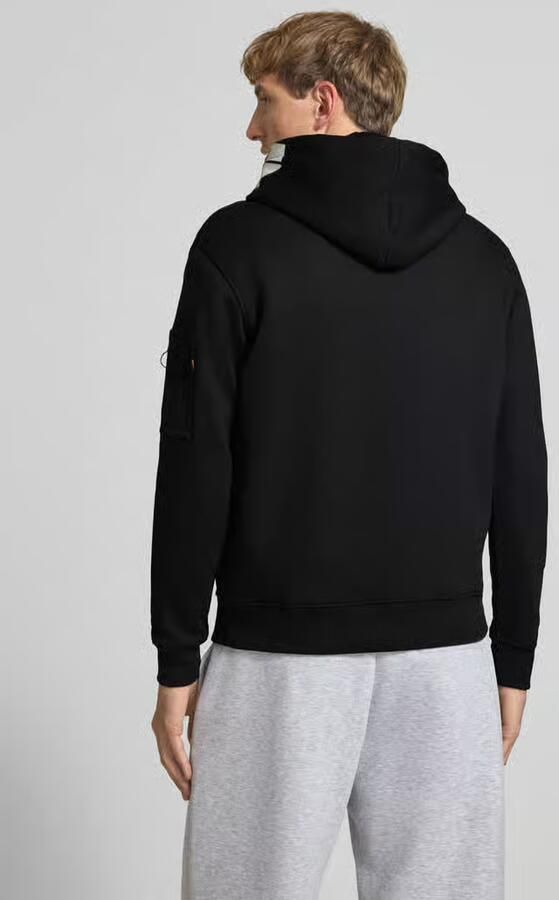 Alpha industries Regular fit hoodie van katoenmix met labelpatch - Foto 2
