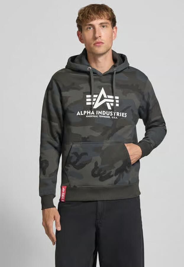 Alpha industries Regular fit hoodie van katoenmix met logoprint - Foto 2