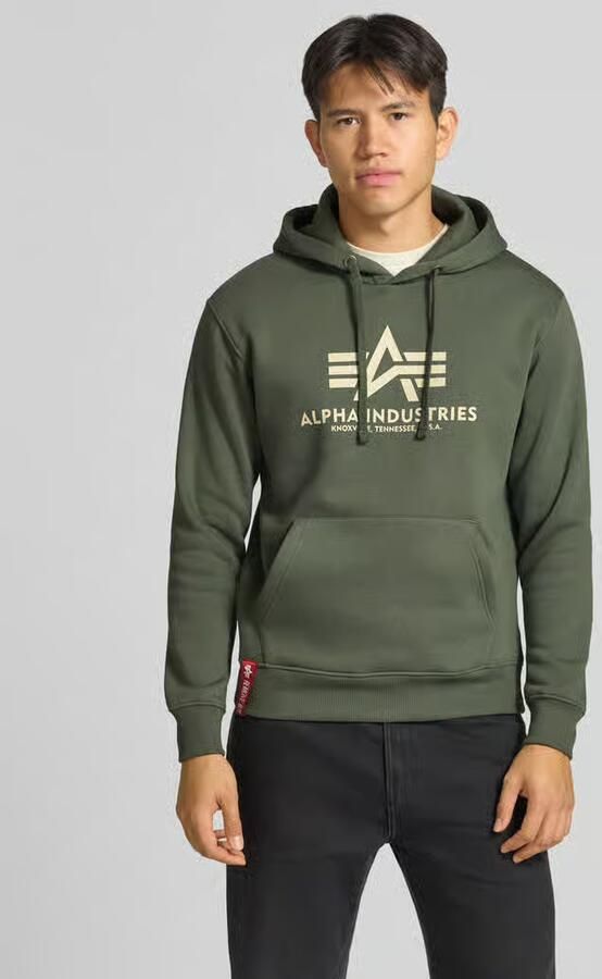 Alpha industries Regular fit hoodie van katoenmix met logoprint - Foto 10