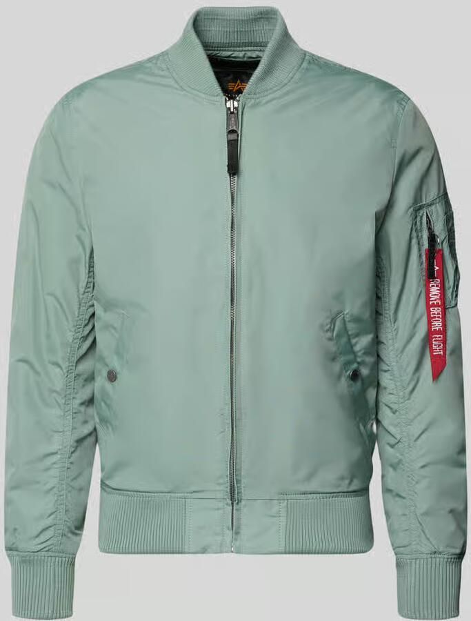 Alpha industries regular fit jack met opstaande kraag - Foto 2