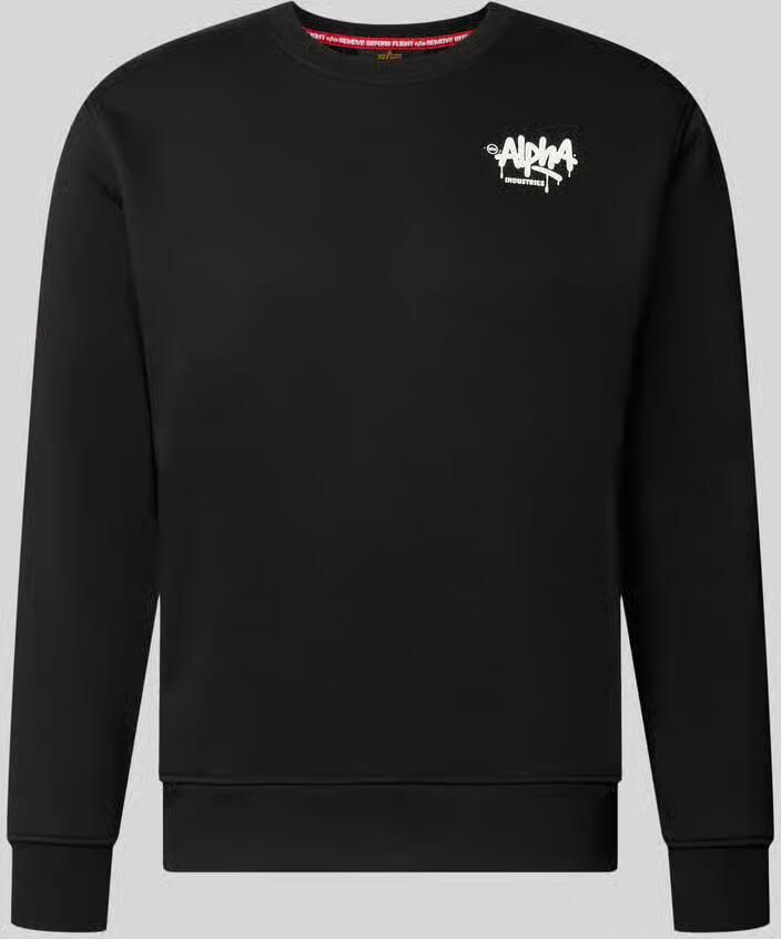 Alpha industries Regular fit sweatshirt van katoenmix