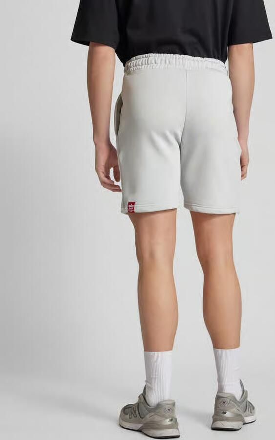 Alpha industries Sweatshorts met elastische band en tunnelkoord - Foto 3