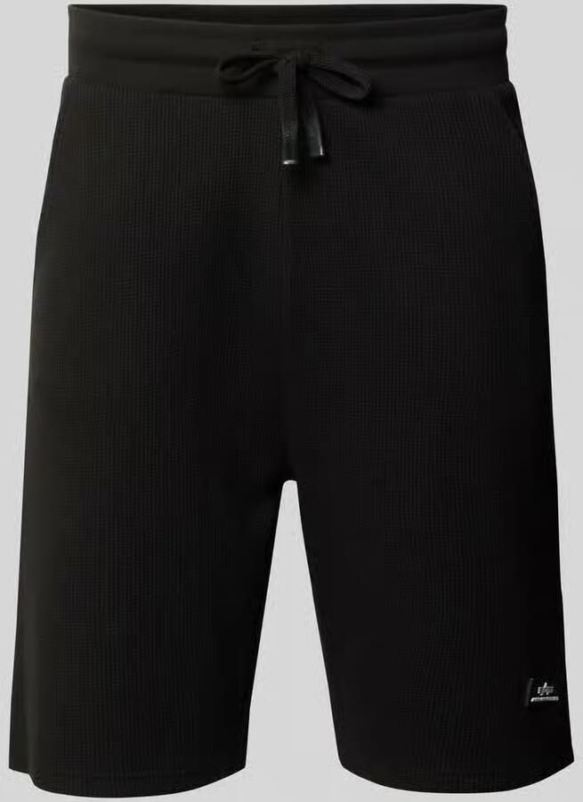 Alpha industries regular fit sweatshorts van puur katoen - Foto 2