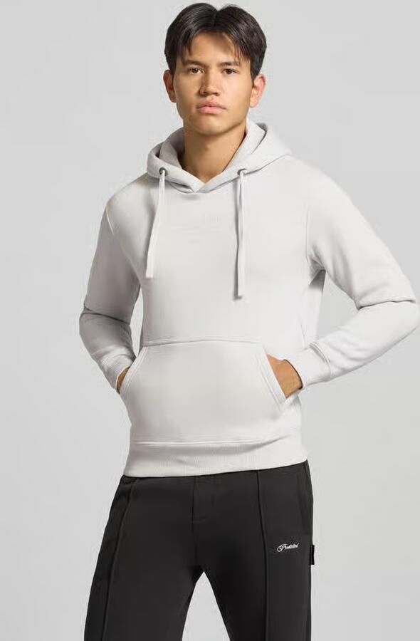 Alpha industries relaxed fit hoodie van katoenmix met labeldetail - Foto 3