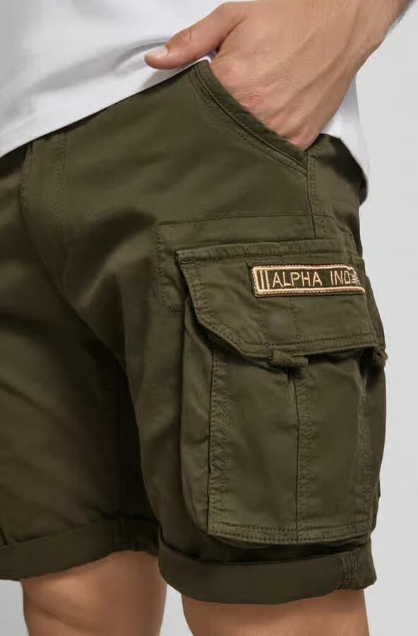 Alpha industries Crew Short Cargo shorts Kleding dark olive maat: 33 beschikbare maaten:29 30 31 32 33 38 - Foto 3