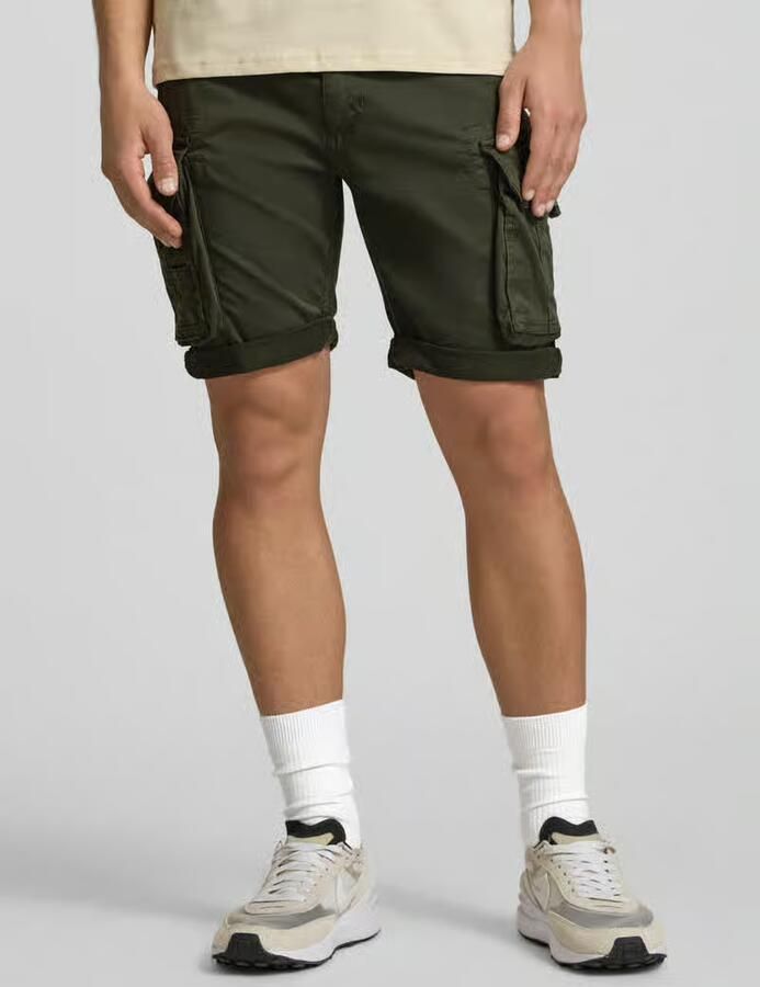 Alpha industries Regular fit korte cargobroek met labelstitching model 'CREW SHORT' - Foto 5