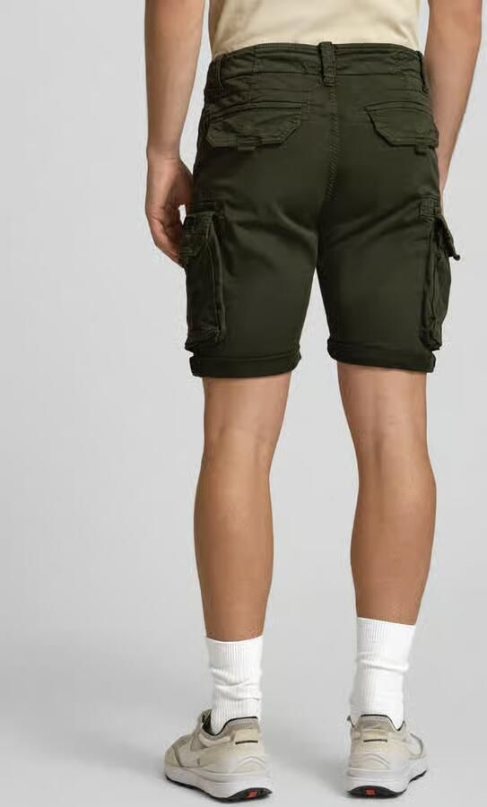 Alpha industries Regular fit korte cargobroek met labelstitching model 'CREW SHORT' - Foto 4
