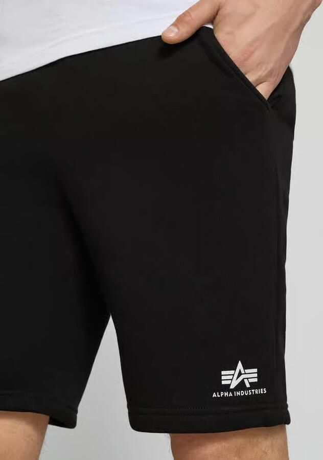 Alpha industries Sweatshorts met elastische band en tunnelkoord