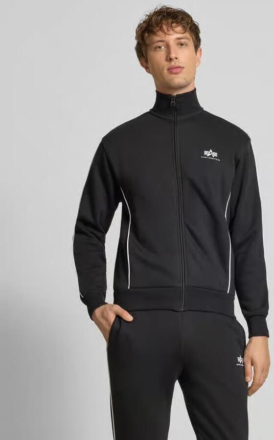 Alpha industries Sweatjack met logo met opstaande kraag - Foto 2