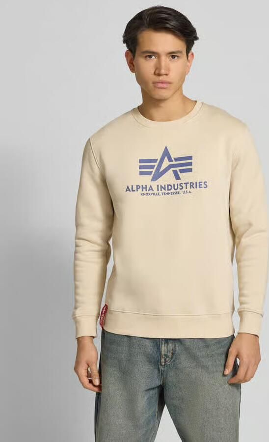 Alpha industries Sweatshirt met labelprint - Foto 2