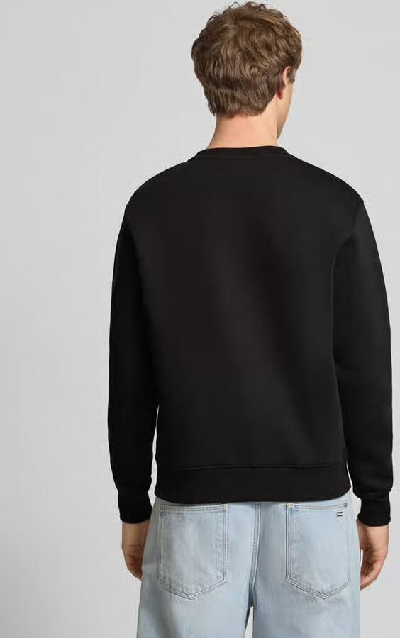 Alpha industries sweatshirt met logo en ronde hals