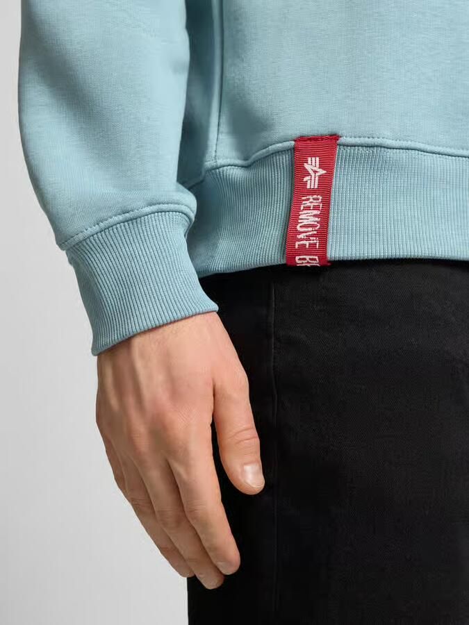Alpha Industries Sweater Men Sweatshirts Basic Sweater Small Logo - Foto 2