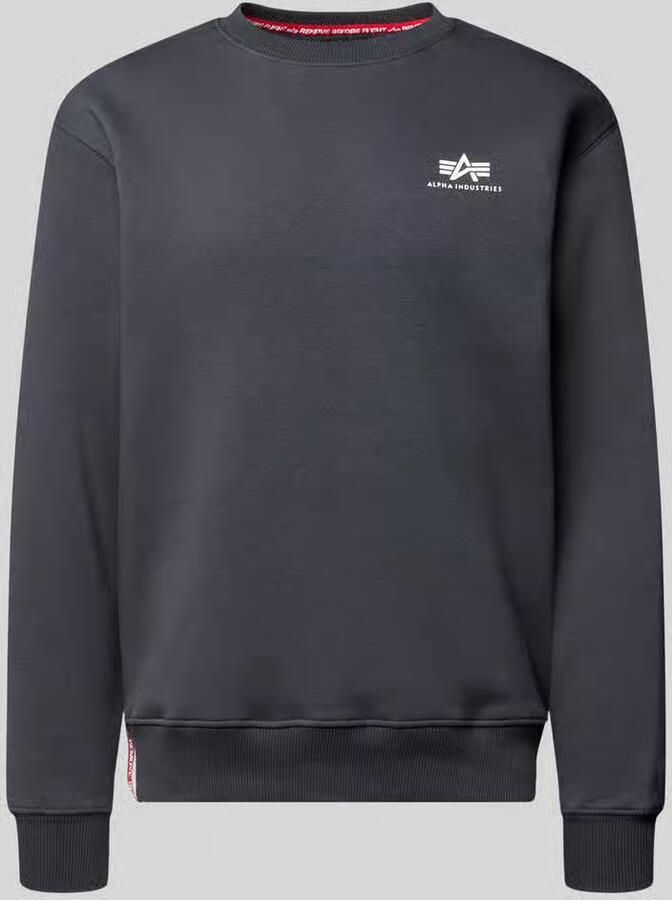 Alpha Industries Sweater Men Sweatshirts Basic Sweater Small Logo