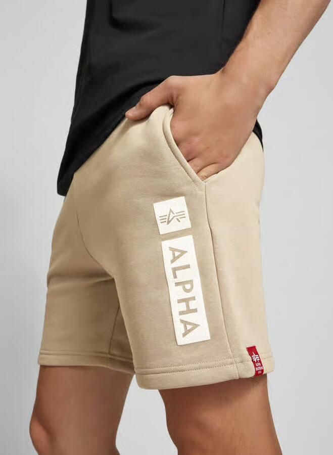 Alpha industries Sweatshorts met elastische band en tunnelkoord