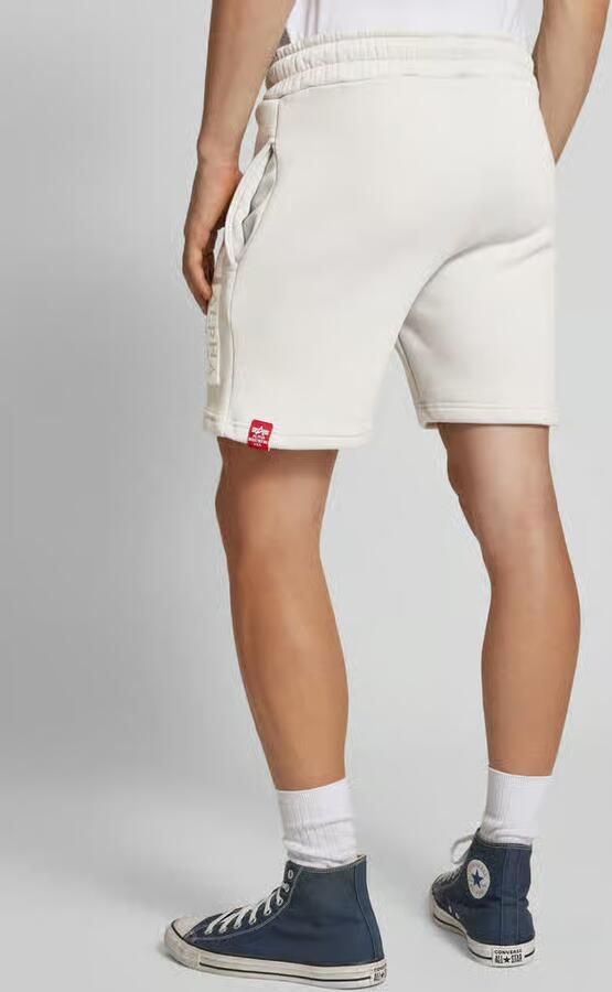 Alpha industries Sweatshorts met elastische band en tunnelkoord - Foto 9