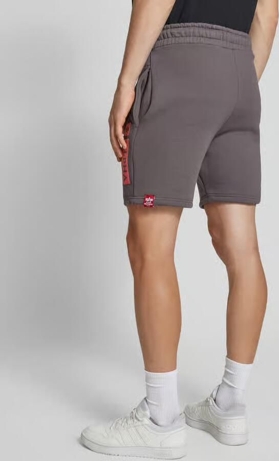 Alpha industries Sweatshorts met elastische band en tunnelkoord - Foto 9