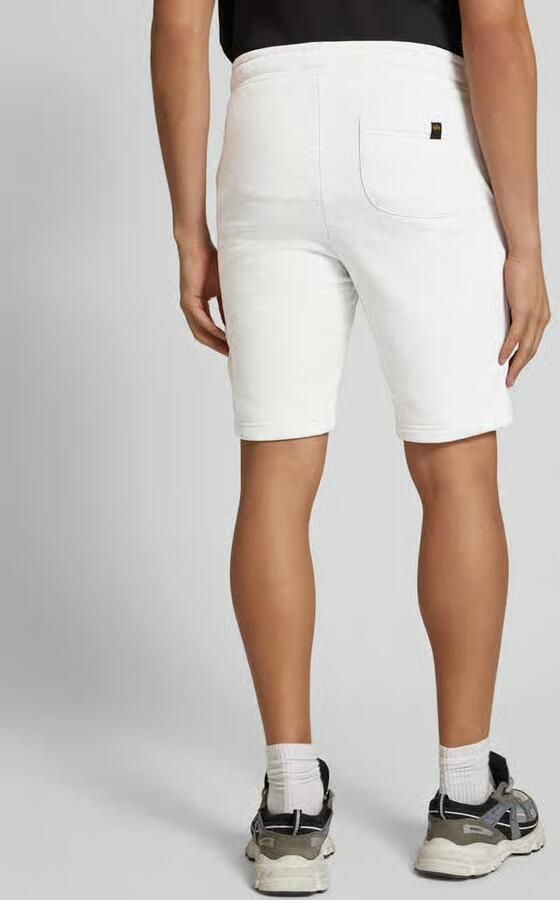 Alpha industries Sweatshorts met elastische band en tunnelkoord - Foto 7