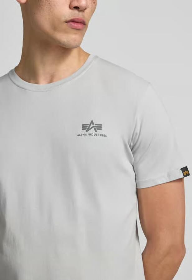 Alpha industries T-shirt met logoprint model 'BASIC T SMALL LOGO' - Foto 10