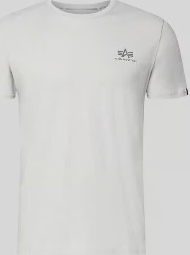 Alpha industries T-shirt met logoprint model 'BASIC T SMALL LOGO' - Foto 11