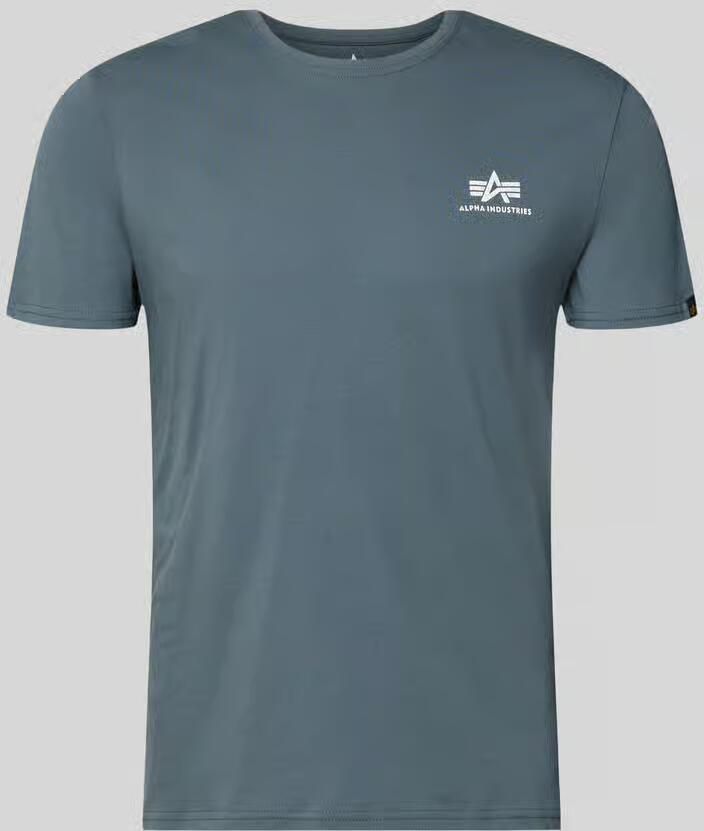 Alpha industries t-shirt met label-details model 'BASIC' - Foto 2