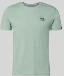 Alpha industries T-shirt met logoprint model 'BASIC T SMALL LOGO' - Foto 5
