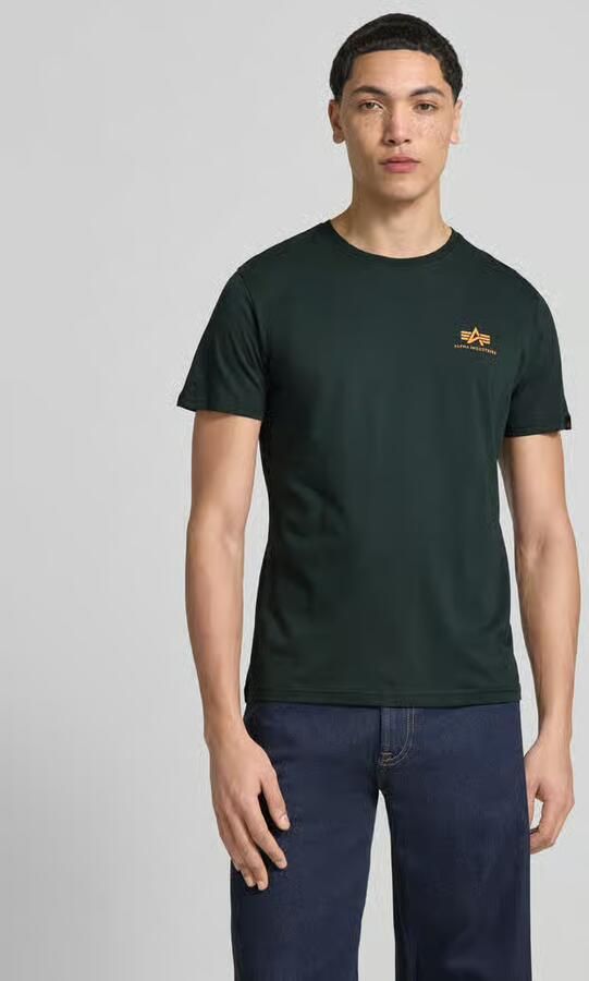 Alpha industries t-shirt met label-details model 'BASIC' - Foto 10