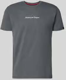 Alpha industries T-shirt met labeldetail
