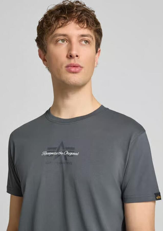 Alpha industries T-shirt met labeldetail