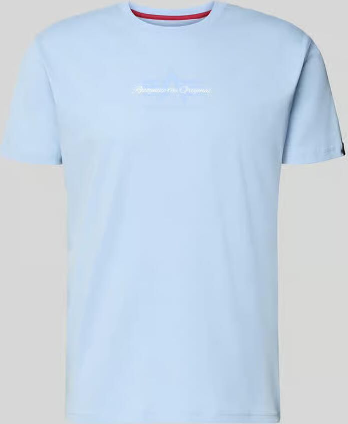 Alpha industries T-shirt met labeldetail - Foto 2