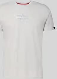 Alpha industries T-shirt met labeldetail