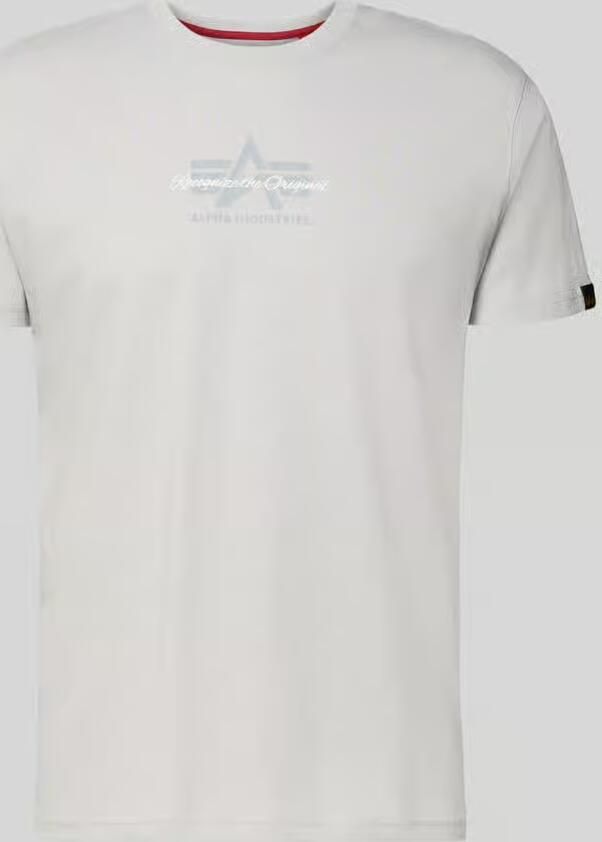Alpha industries T-shirt met labeldetail - Foto 2