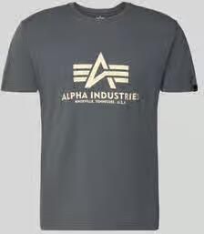 Alpha industries T-shirt met labeldetail model 'BASIC' - Foto 8