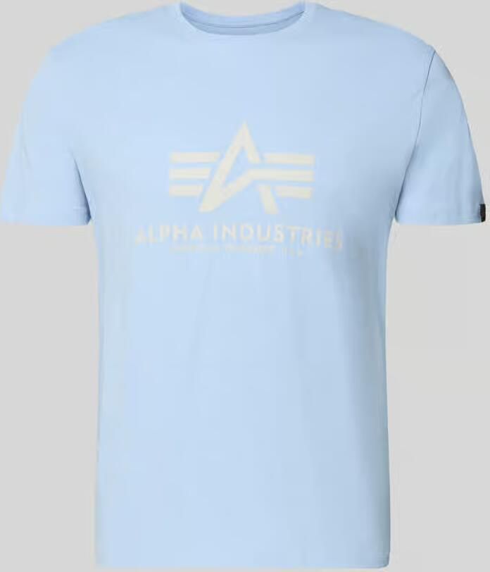 Alpha industries T-shirt met labeldetail model 'BASIC' - Foto 2